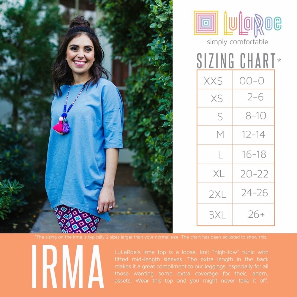 LuLaRoe Irma - Picture 2 of 4